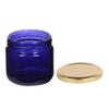 Pure Source India Glass Jar Container Blue Color, 150 Gram, 4 Pieces view 3