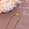 Beadsncraft Golden Ball Chain 10 Pieces for Jewellery Necklace Making Bracelet Anklet Earrings DIY Crafts Findings Purpose | Chain Extenders | Jewelry Findings | Golden | 2MM view 4