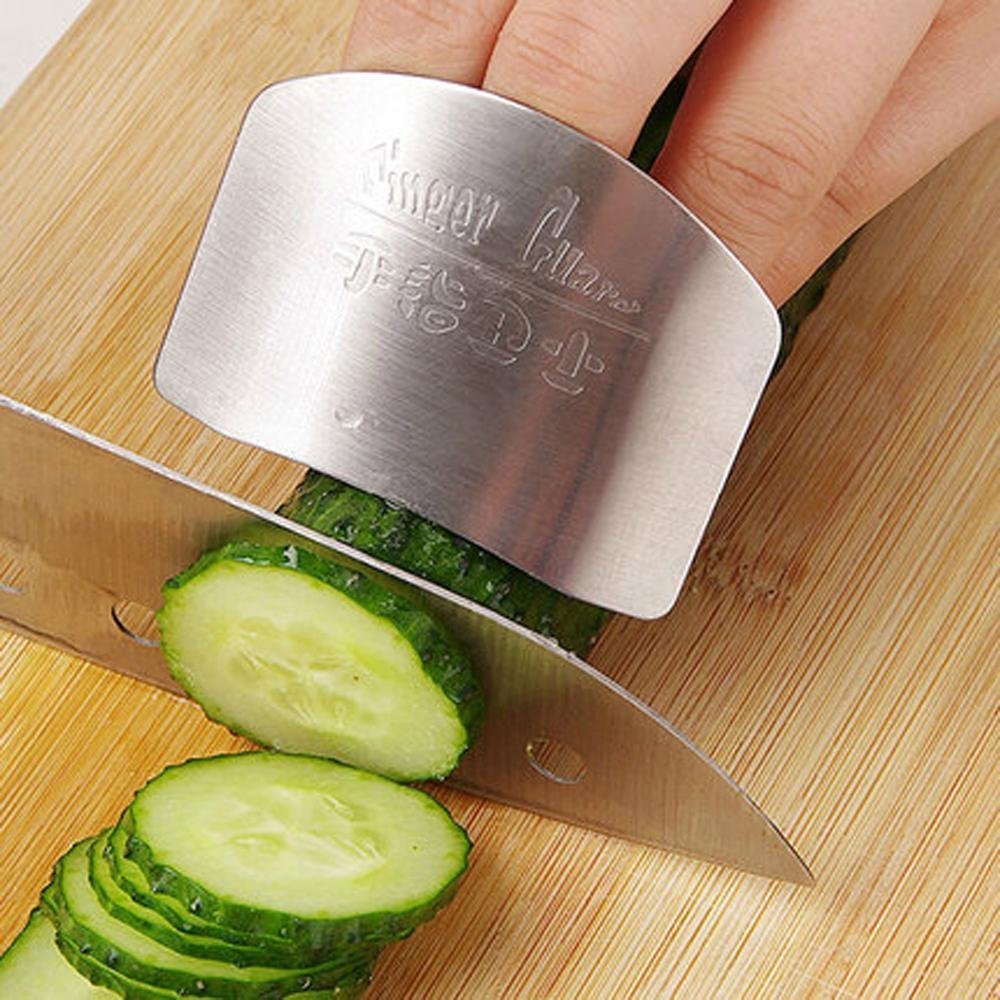 SYGA Stainless Steel Finger Protector Safe Chopping Hand Guard Slice Kitchen Tool