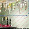 Wall1ders 100 3cm Mirror Stickers for Wall, Acrylic Mirror Wall Decor Sticker, Wall Mirror Stickers, Acrylic Stickers, Wall Stickers for Hall Room, Bed Room, Kitchen. (Golden) view 2