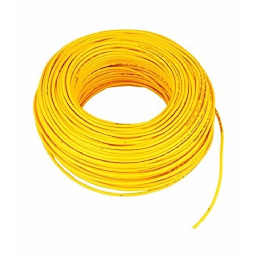 Lakshya 1.5 Sqmm Copper Wire 80m Coil (Yellow)