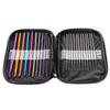 SYGA Aluminium Crochet Hooks Knitting Needles Set with Case (Multicolour) - 22 Pieces view 1
