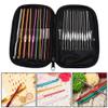 SYGA Aluminium Crochet Hooks Knitting Needles Set with Case (Multicolour) - 22 Pieces view 2