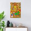 Tamatina Kerala Mural Art Canvas Painting|Sri Ganesh|Art|Size-13X9 Inches.c129 view 4