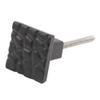 Indian-Shelf Pack of 4 Black Farmhouse Furniture Door Knobs Luxury Iron Square Knobs for Kitchen Cabinet view 1