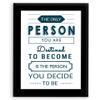 TIED RIBBONS Inspirational Quotes Wall Frames Motivational Quotes Wall Posters with Frames for Home Office kids Girls Boys Living Room Bedroom Study Room Classroom view 1