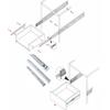 Smart Shophar Steel Alaska Telescopic Channel 22 Inches Silver, Pack of 1 Set - Smooth Operation, Reliable Performance, Rapid and Effortless Mounting, Bulk Pack view 3