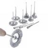 DIY Crafts Pack Of 9 Pcs, Design No # 1, Steel Brush Wire Wheel Brushes Die Gr (Pack Of 9 Pcs, Design No # 1) view 1