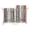 Navisha Urore Stainless Steel 2 in 1 Cutlery Holder with Stand view 1