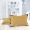 AURAVE Solid Cotton 220 TC Pillow Covers  Standard Size | Soft, Breathable & Durable | Luxury Hotel Quality with Envelope Closure - 18 X 27 Inches, Camel Brown, 2 Piece view 1