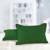 AURAVE Solid Cotton 220 TC Pillow Covers  Standard Size | Soft, Breathable & Durable | Luxury Hotel Quality with Envelope Closure - 18 X 27 Inches, Bottle Green, 2 Piece view 1
