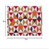 SARAL HOME EASY LIVING Cotton Printed Rectangular Rug | Durable & Washable Multipurpose Rugs Set For Home/Kitchen/Living Area/Lobby, Set of 2 (Red, 45x70 & 50x80 Cms) view 3