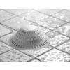 InterDesign Metro Ultra Bathroom Shower Drain Protector - Gray/Silver view 3