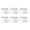 Larah By Borosil Universe Opalware Cup Set, 6-Pieces, White, 180 ML view 4