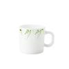 Larah by Borosil Green Hub Opalware Mug Set - 6 Pieces, White, 180 ml view 2