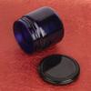 Pure Source India. Air Tight and Rust Proof Glass Jar with Metal Black Cap (Capacity-150 g; Blue) - Set of 4 Pieces view 2