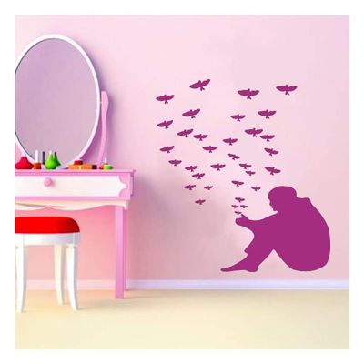 Kayra Decor Beautiful Free Birds Large Stencils for Wall Painting - Size 28 X 28 (KHSNT296)