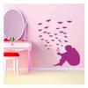 Kayra Decor Beautiful Free Birds Large Stencils for Wall Painting - Size 28 X 28 (KHSNT296) view 1