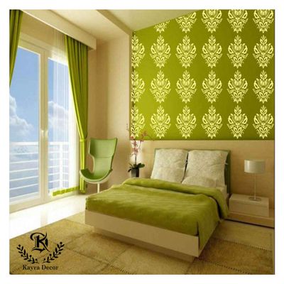 Kayra Decor 'Traditional Pattern' Reusable Wall Stencils/DIY Painting Tools/Durable Than Wall Stickers (PVC, 15-inch x 4-inch x 15-inch)