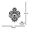 Kayra Decor 'Traditional Pattern' Reusable Wall Stencils/DIY Painting Tools/Durable Than Wall Stickers (PVC, 15-inch x 4-inch x 15-inch) view 4
