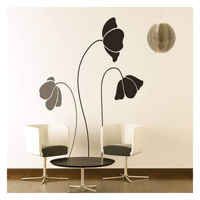 Kayra Decor Snowdrop Flower Large Stencils for Wall Painting - Size 62 X 60 (KHSNT235)