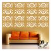 Kayra Decor Stencils for Wall Painting Swirl Floral - Pack of 1, 16 inch x 24 inch - (KHSNT126) view 2