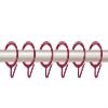Smart Shophar Plastic Nemani Curtain Ring 1.5 Inches Red Pack of 24 - Functional and Versatile Curtain Rings - Durable, Easy to Use, Secure Curtain Hanging view 4