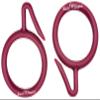 Smart Shophar Plastic Nemani Curtain Ring 1.2 Inches Red Pack of 24 - Functional and Versatile Curtain Rings - Durable, Easy to Use, Secure Curtain Hanging view 3