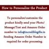 Incredible Gifts India Wooden Heart Shaped Engraved Personalized Photo Rakhi view 3