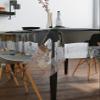 Clasiko 4 Seater Print Rectangular Table Cover with Silver Lace (Transparent, Size - 54X78 Inches, 30Mm)(Polyvinyl Chloride) view 2