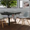 Clasiko 4 Seater Print Rectangular Table Cover with Silver Lace (Transparent, Size - 54X78 Inches, 30Mm)(Polyvinyl Chloride) view 3