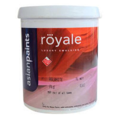 NavaHome Basics Asian Paint Royal Luxury Emulsion 1Ltr. Sunny Day - Yellow