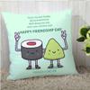 The Purple Tree Friendship Day Gift Cushion Cover (16x16) - 1 pc, Gift for Friends, Friendship Day Gifts view 1