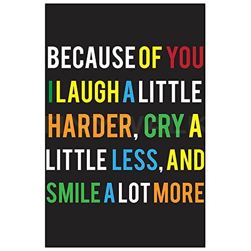 tinywalk Friendship Quote Wall Art Poster 12x18 Inch  Premium 300 GSM Thick Cardstock Print with Double-Sided Tape, Aesthetic Decor for Living Room, Bedroom, Dorm & Home