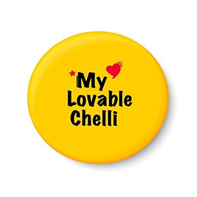 PEACOCKRIDE My Lovable Chelli Fridge Magnet (Metal, Multicolour, 75mm)