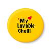 PEACOCKRIDE My Lovable Chelli Fridge Magnet (Metal, Multicolour, 75mm) view 1