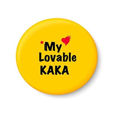PEACOCKRIDE My Lovable Kaka Fridge Magnet (Metal, Multicolour, 75mm)