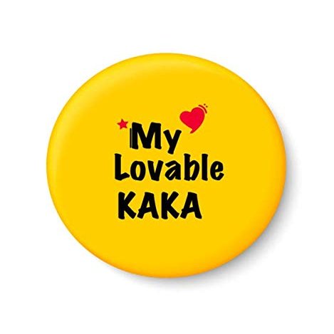 PEACOCKRIDE My Lovable Kaka Fridge Magnet (Metal, Multicolour, 75mm)