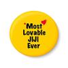 PEACOCKRIDE Most Lovable Jiji Ever I Raksha Bandhan Gifts Fridge Magnet (Metal, Multicolour, 75mm) view 1