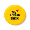 PEACOCKRIDE My Lovable BHEIN Fridge Magnet (Metal, Multicolour, 75mm) view 1