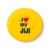 PEACOCKRIDE I Love My Jiji Fridge Magnet (Metal, Multicolour, 75mm) view 1