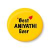 PEACOCKRIDE Best Aniyathi Ever I Raksha Bandhan Gifts Fridge Magnet (Metal, Multicolour, 75mm) view 1