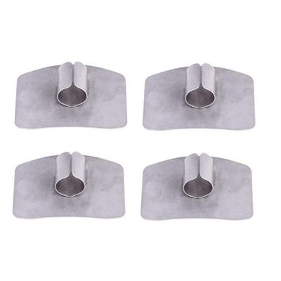 SYGA 4 Pcs Stainless Steel Finger Protector Safe Chopping Hand Guard Slice Kitchen Tool