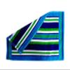 Space Fly Fine Soft & Cotton Attractive, Light Weight, Striped Hand Towels for Kitchen and Bathroom (12X18 Inch_Multi Color) (Set of 2) view 2
