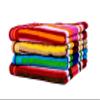Space Fly Fine Soft & Cotton Attractive, Light Weight, Striped Hand Towels for Kitchen and Bathroom (12X18 Inch_Multi Color) (Set of 2) view 3