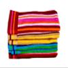 Space Fly Fine Soft & Cotton Attractive, Light Weight, Striped Hand Towels for Kitchen and Bathroom (12X18 Inch_Multi Color) (Set of 2) view 4