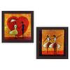 Wens 'Womenfolk's Carrying Water' Wall Hanging Painting (MDF, 35 cm x 71 cm x 2.5 cm) view 1
