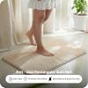 SARAL HOME EASY LIVING Saral Home Microfiber Anti-Skid Rectangular Bath Mat Pack Of 2 (Beige, 40X60 Cm) view 3
