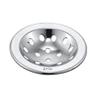 Estylo Stainless Steel Drain Cover/Floor Jali Bidding Round 5" Plain Jali (Chrome Finished) Heavy Quality, Pack(5 Pcs.) view 1