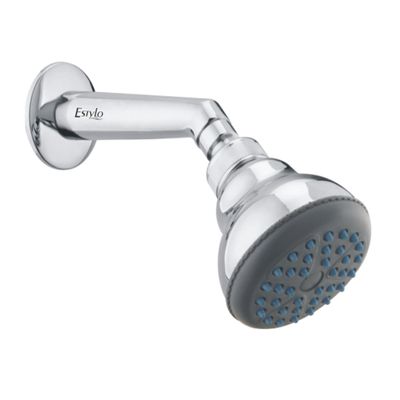ESTYLO Brand - ABS Shower With Brass Arm -(BIG BELL PREMIUM SHOWER) ABS SHOWER WITH RUB IT EASY TO CLEAN SILICON NOZZLE OVERHEAD SHOWER CAT NO: 3661